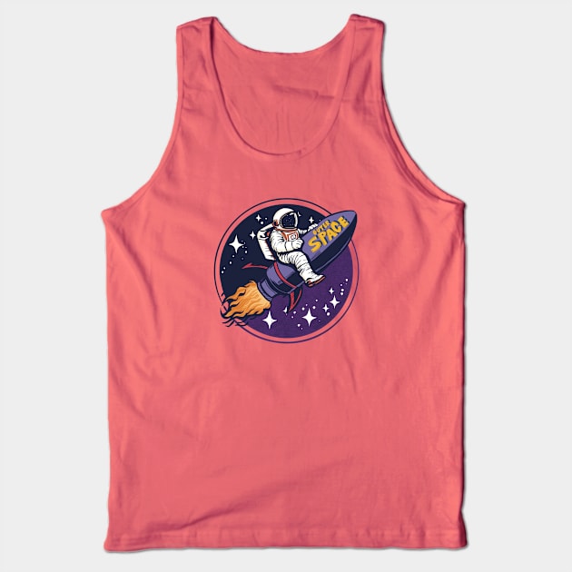 Outter Space Tank Top by EzekRenne